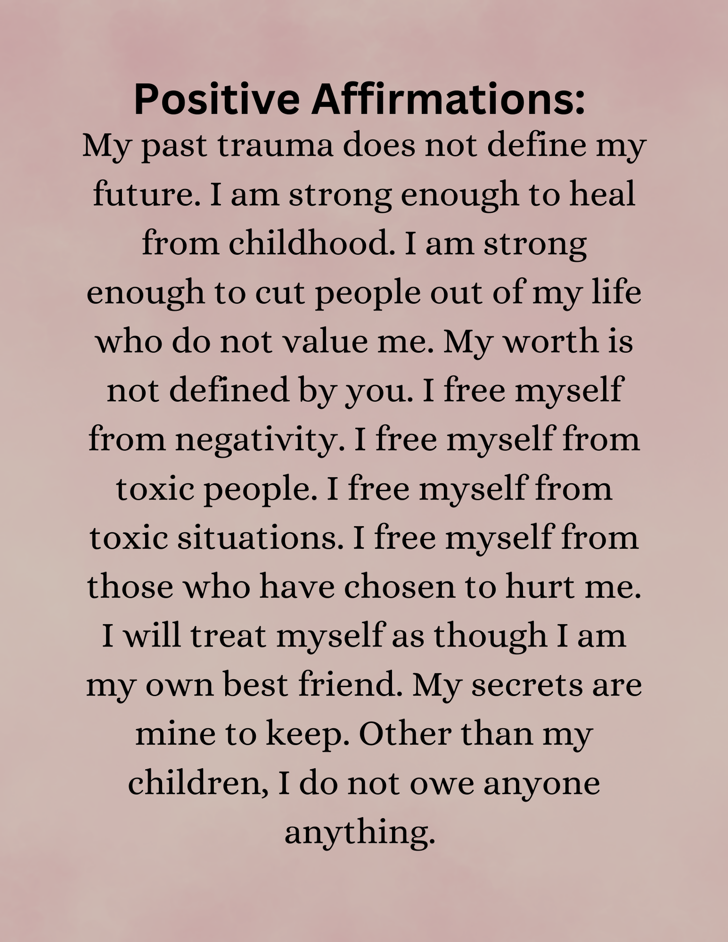 1000 Positive Affirmations
