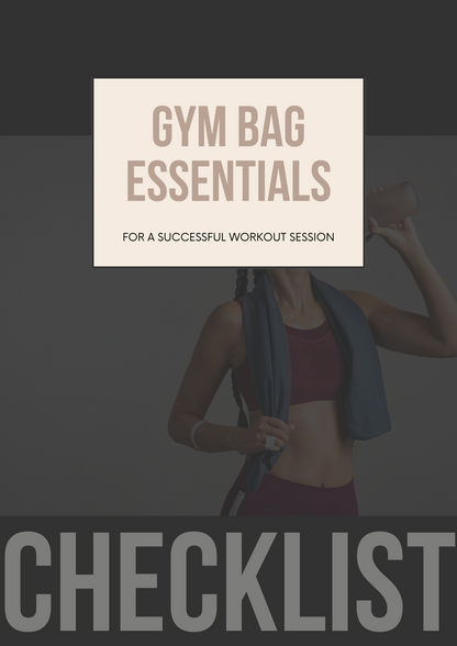 Fitness Checklists Editable Canva Template for Workout Routines