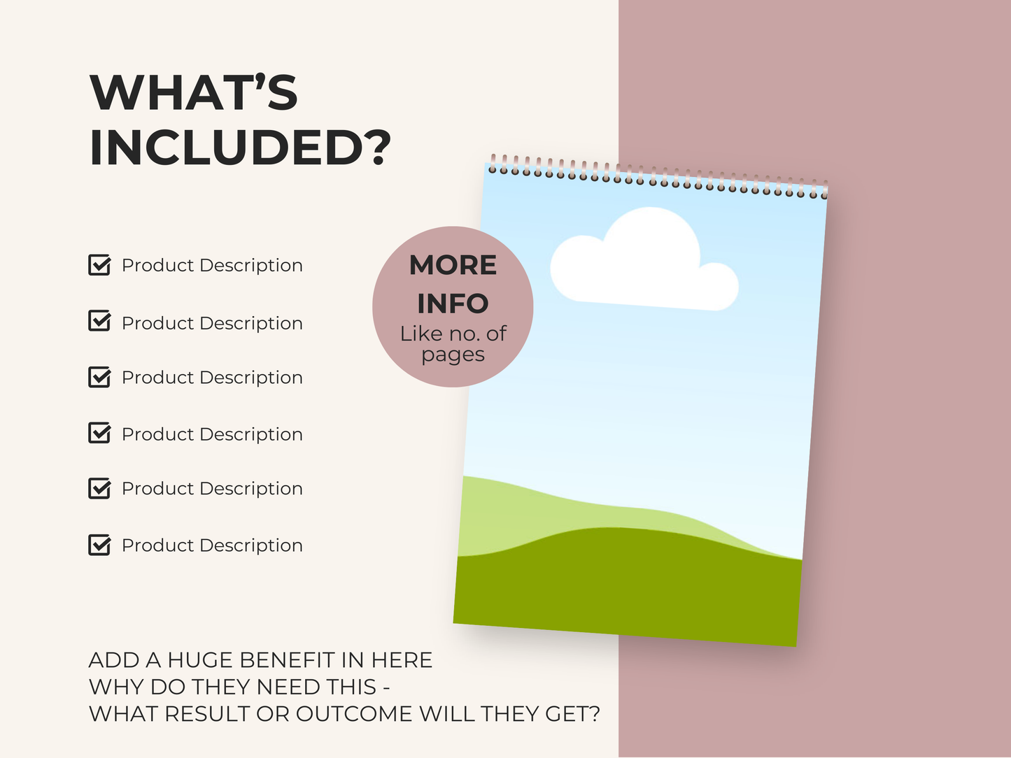 Etsy Creatives Mock-Ups  EBooks, Journals, Planners