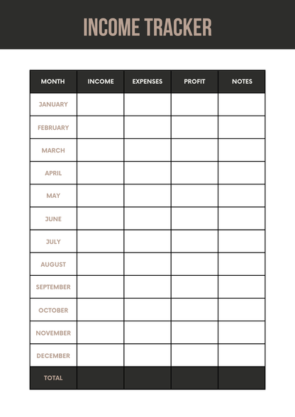 Financial Planner Editable Canva Template for Budget Management Success