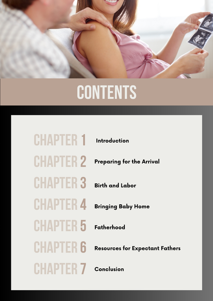 Survival Guide for Expectant Fathers Editable Canva Template Parenting Tips