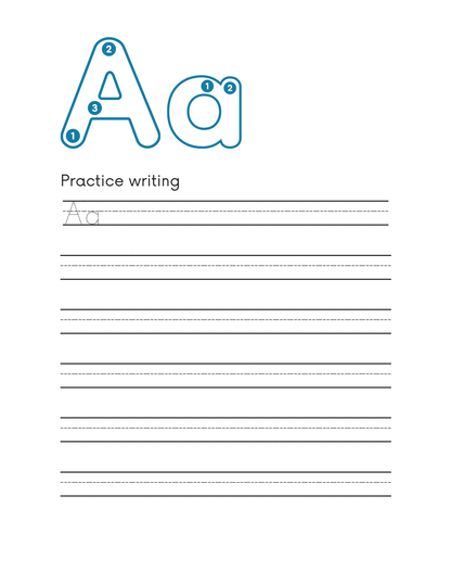 Back to School Alphabet Book Editable Canva Template for Kids Learning