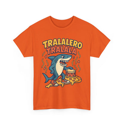 Tralalero Tralala Shark Pizza Meme Funny Italian Brainrot Cartoon Art