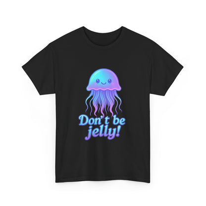 Don't Be Jelly Kawaii Neon Jellyfish Shirt Be Jelly Aesthetic Design