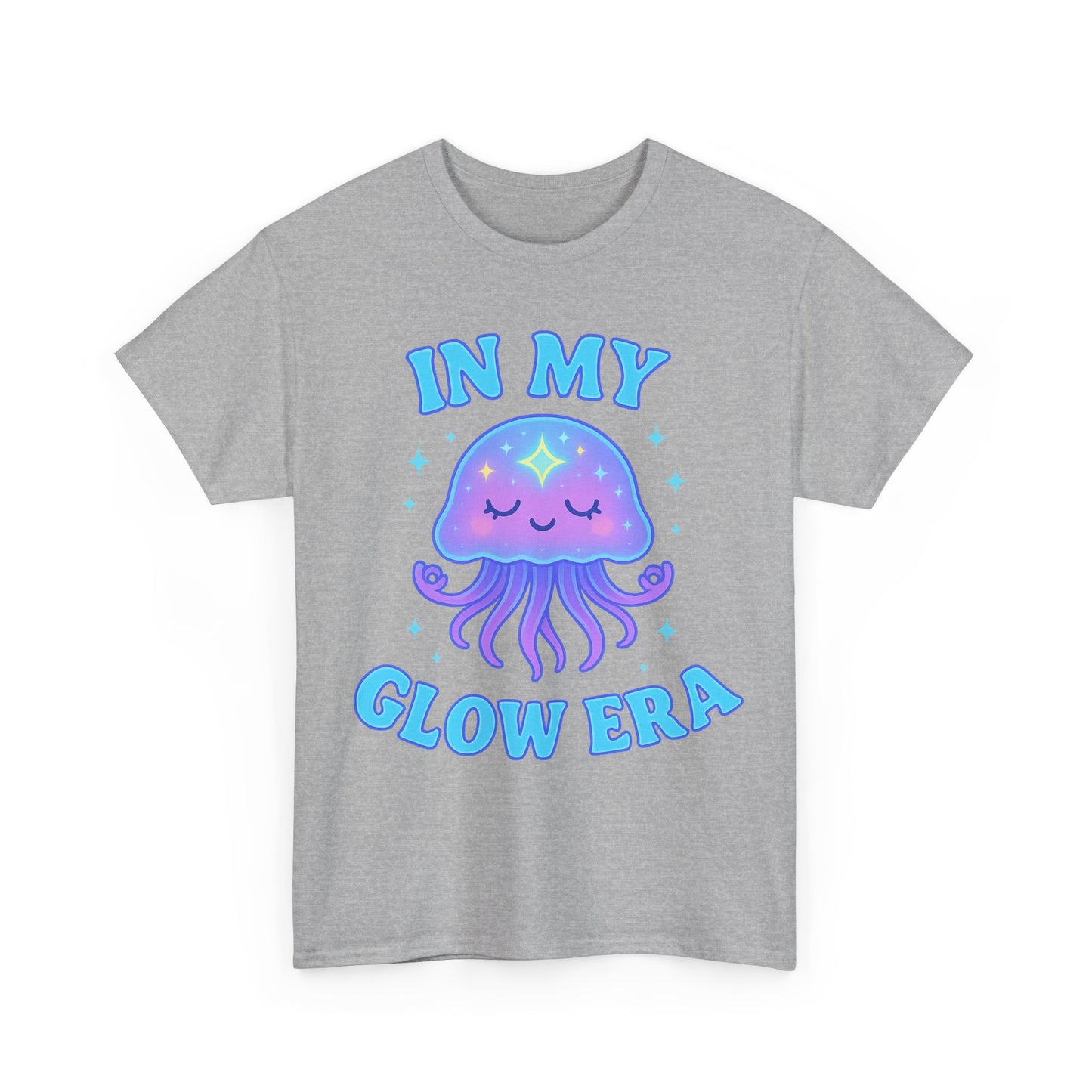 In My Glow Era Kawaii Jellyfish Spiritual Neon T-Shirt Design