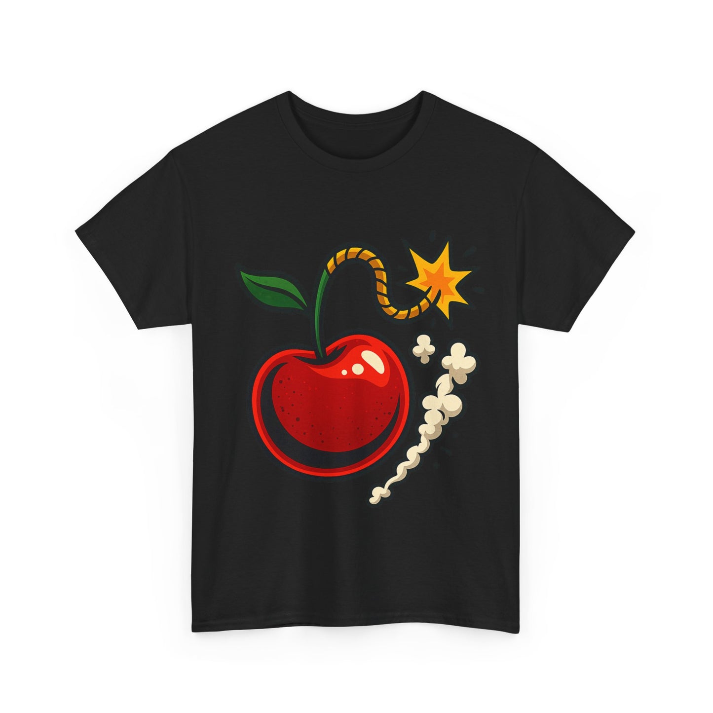 Cherry Bomb Italian Design Art Pop Art Style Exploding Cherry Illustration