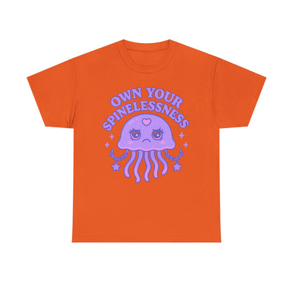 Own Your Spinelessness Fierce Kawaii Jellyfish Empowerment Shirt