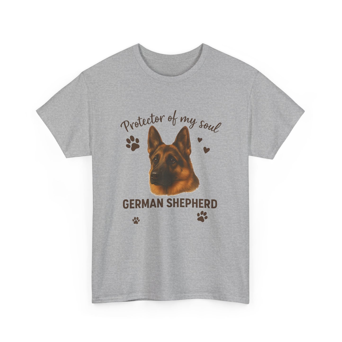 German Shepherd Lover Shirt Protector of My Soul Dog T-shirt for Men and Women