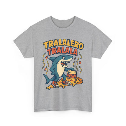 Tralalero Tralala Shark Pizza Meme Funny Italian Brainrot Cartoon Art