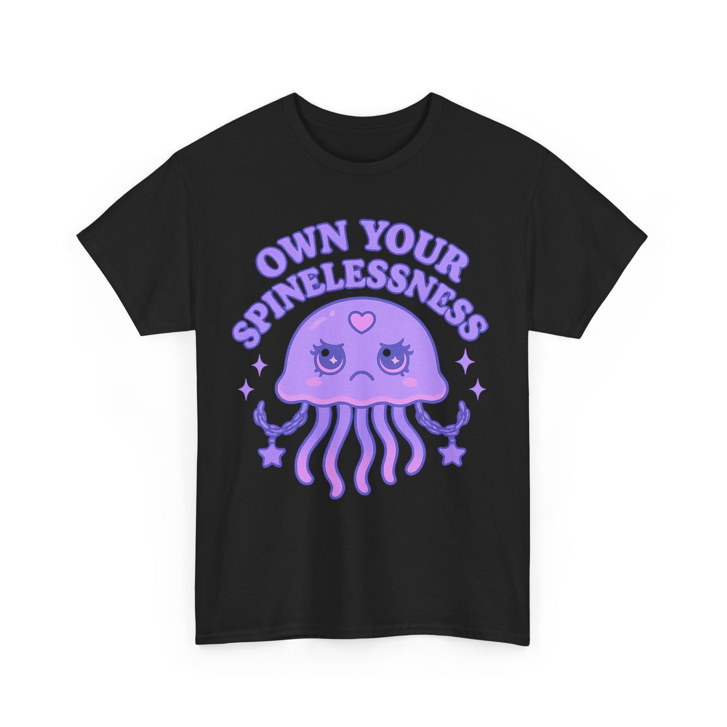 Own Your Spinelessness Fierce Kawaii Jellyfish Empowerment Shirt