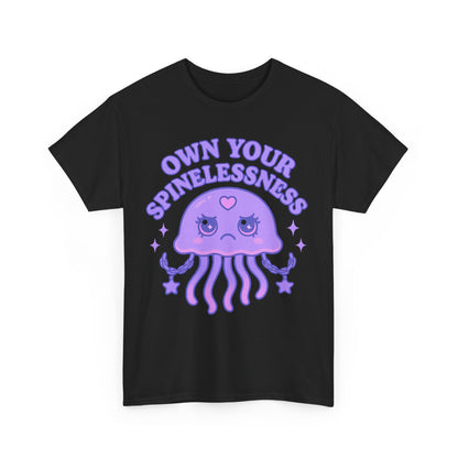 Own Your Spinelessness Fierce Kawaii Jellyfish Empowerment Shirt