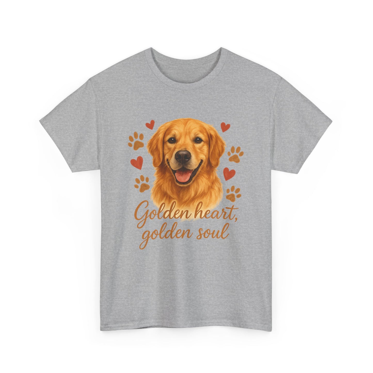 Golden Retriever Lover Shirt  Golden Heart Golden Soul Dog T-shirt