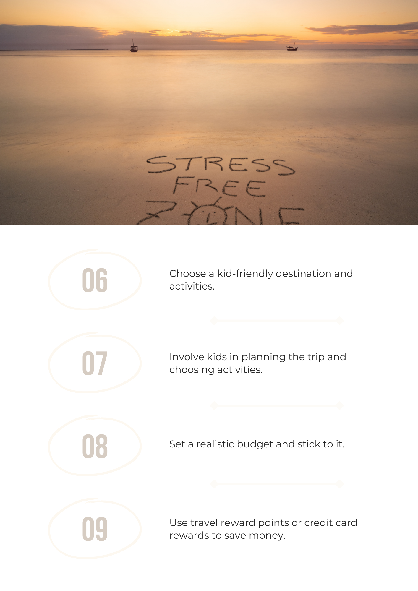 50 Tips for Stress-Free Family Vacation Editable Canva Template Travel Planner