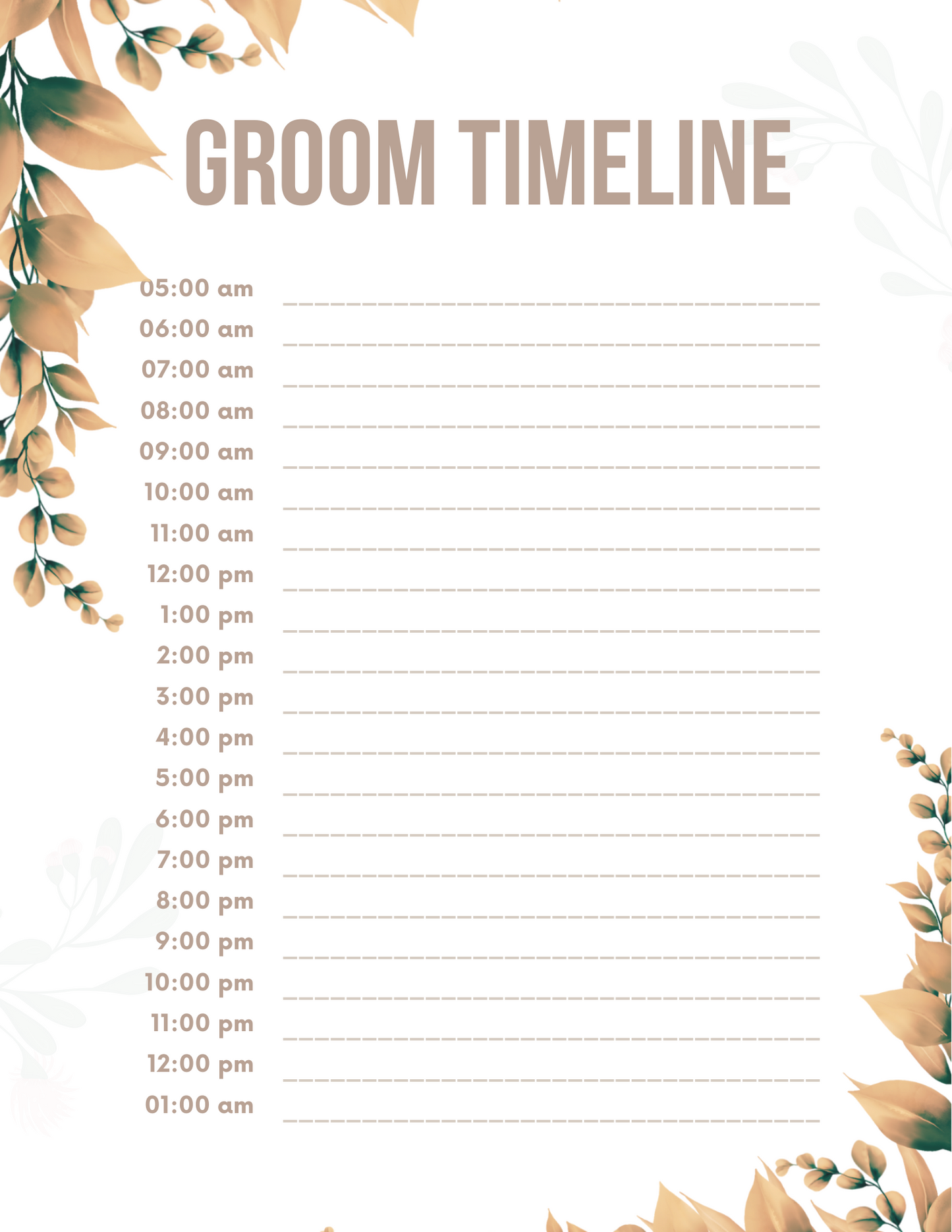 Our Wedding Binder Editable Canva Free Template for Wedding Planning