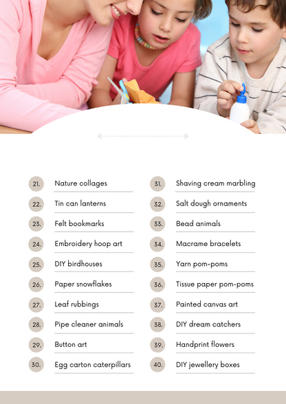100 Arts &amp; Crafts Ideas for Kids