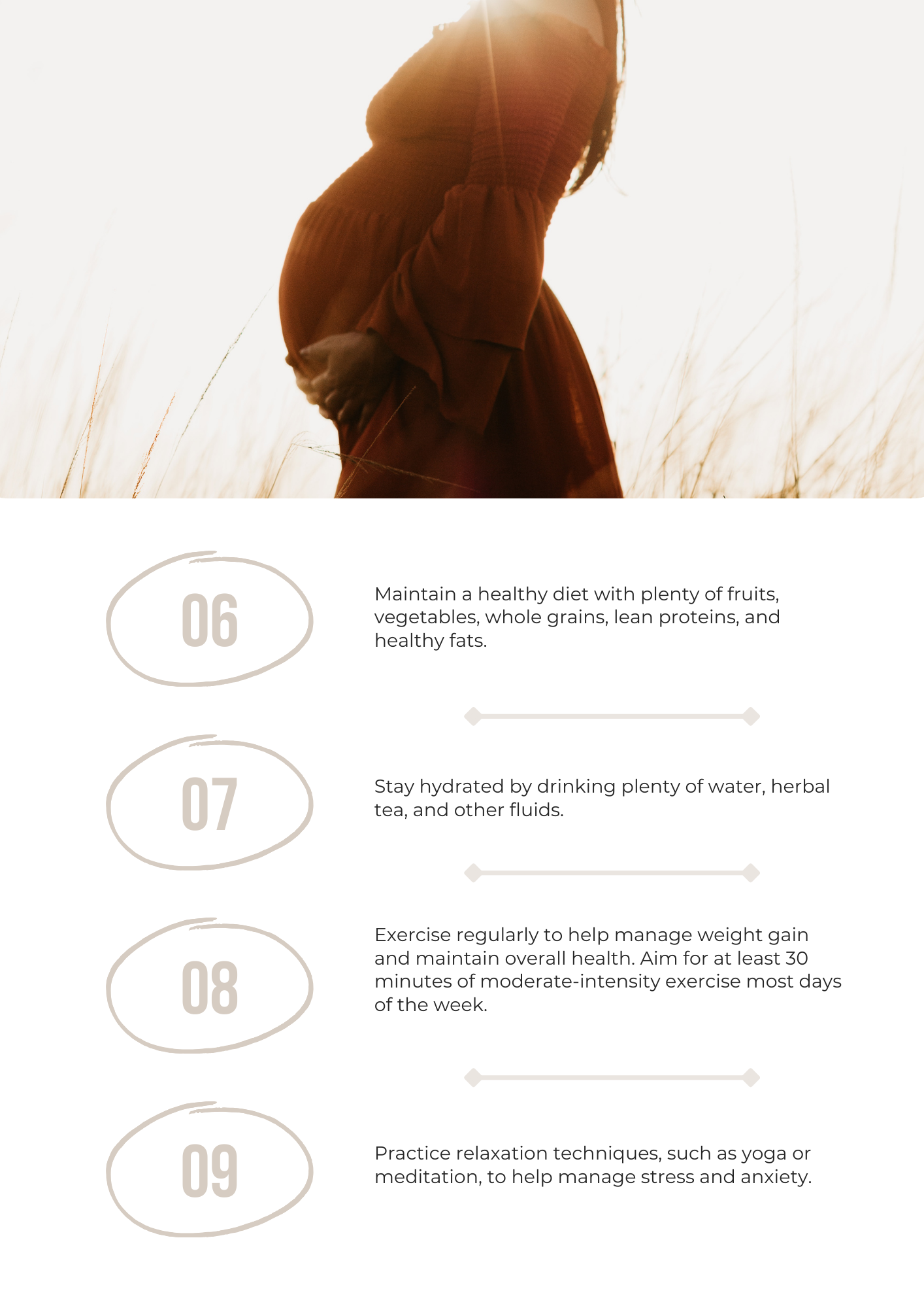 50 Tips for First-Time Pregnant Women Editable Canva Template Prenatal Care