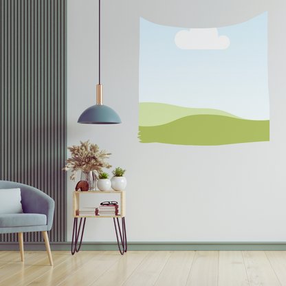 Canva Free Template Editable Tapestry Design Mockup for Printables