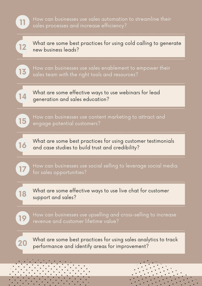 ChatGPT Power Prompts for Sales & Business Development   Enhance Your Sales Strategies