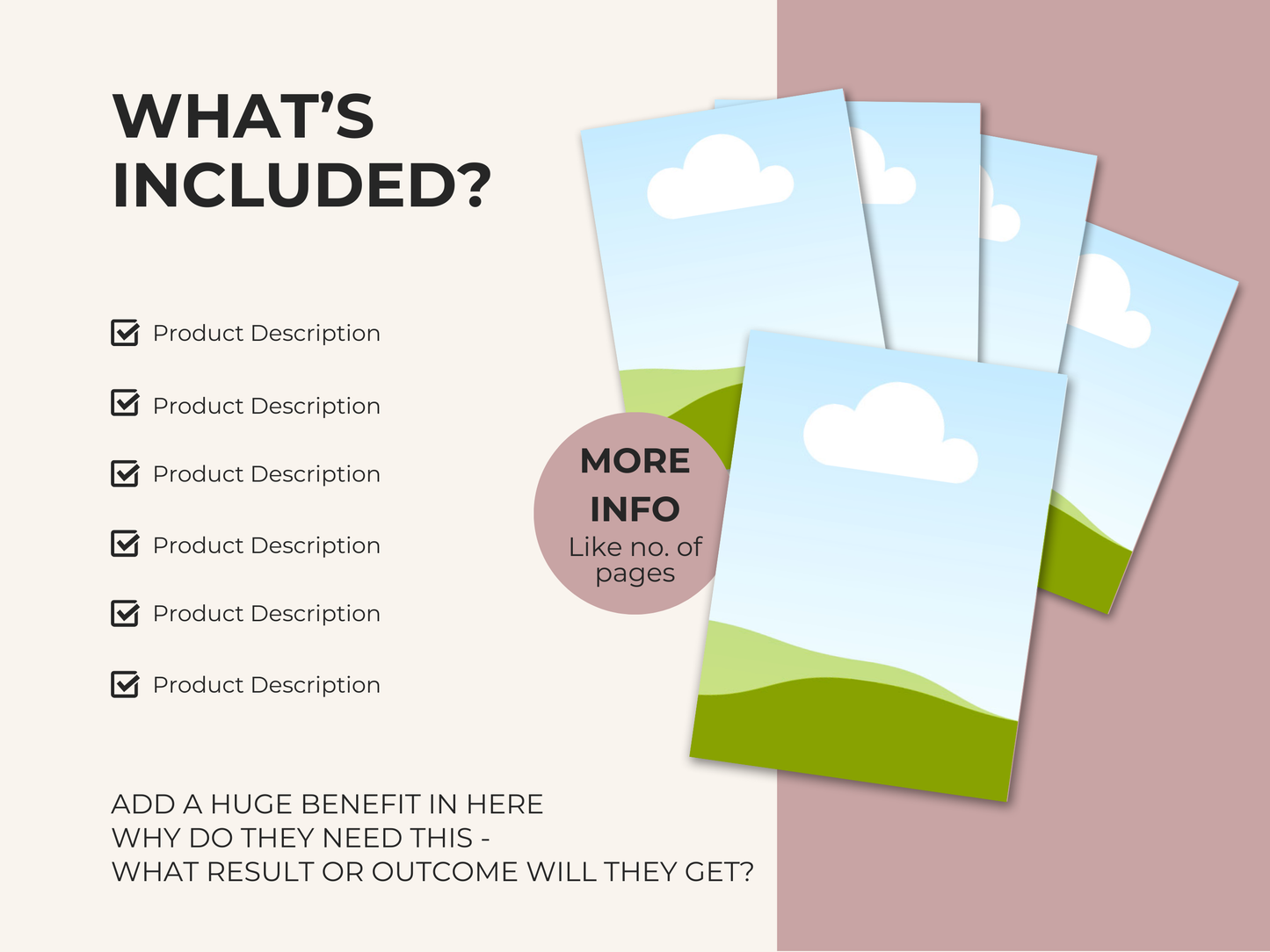 Etsy Creatives Mock-Ups  EBooks, Journals, Planners