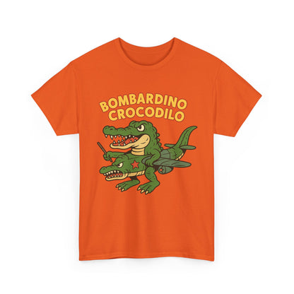 Bombardino Crocodilo Funny Italian Brainrot Meme T-Shirt Design