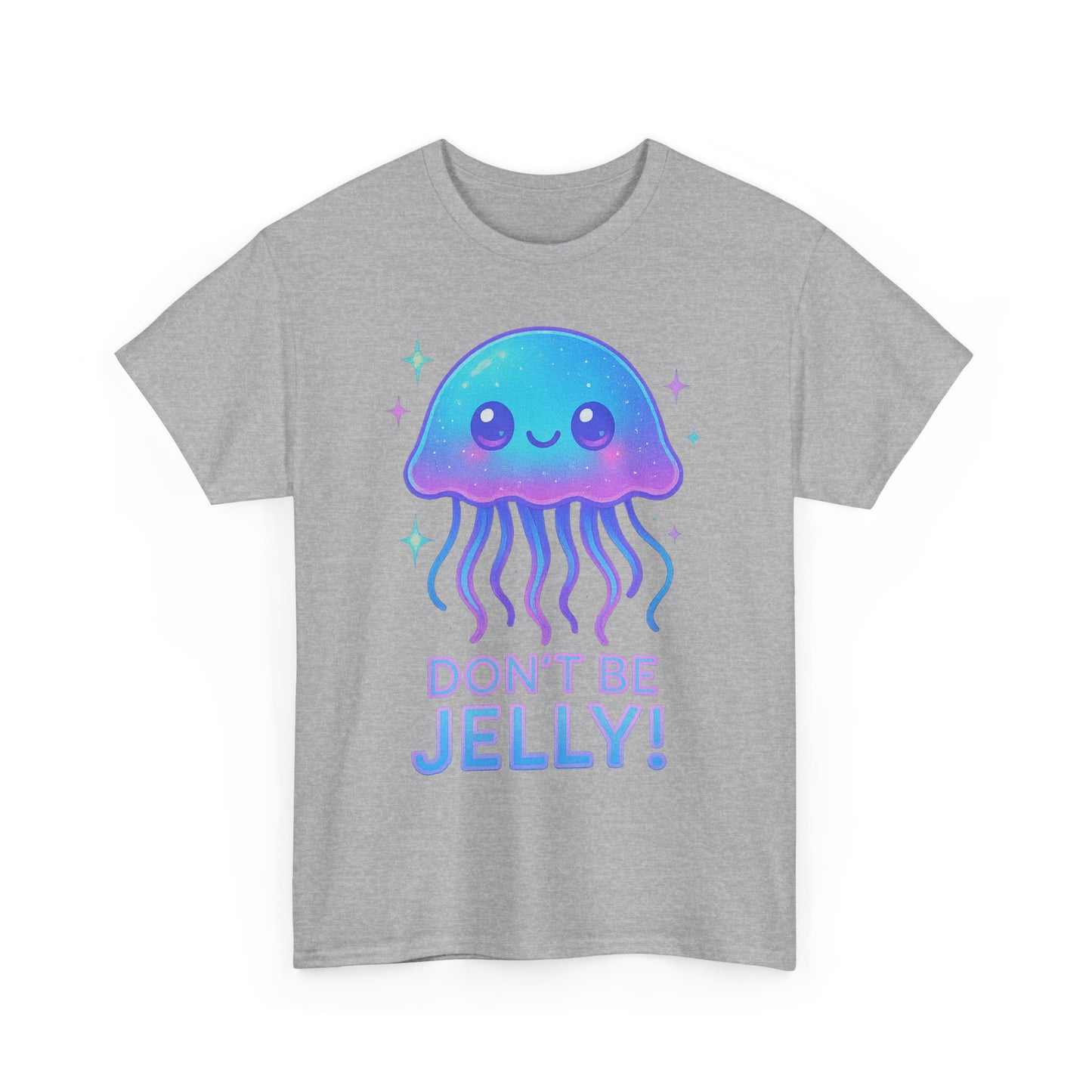 Don t Be Jelly Cute Neon Glow Jellyfish Kawaii T-Shirt Art