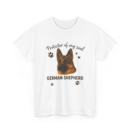 German Shepherd Lover Shirt Protector of My Soul Dog T-shirt for Men and Women