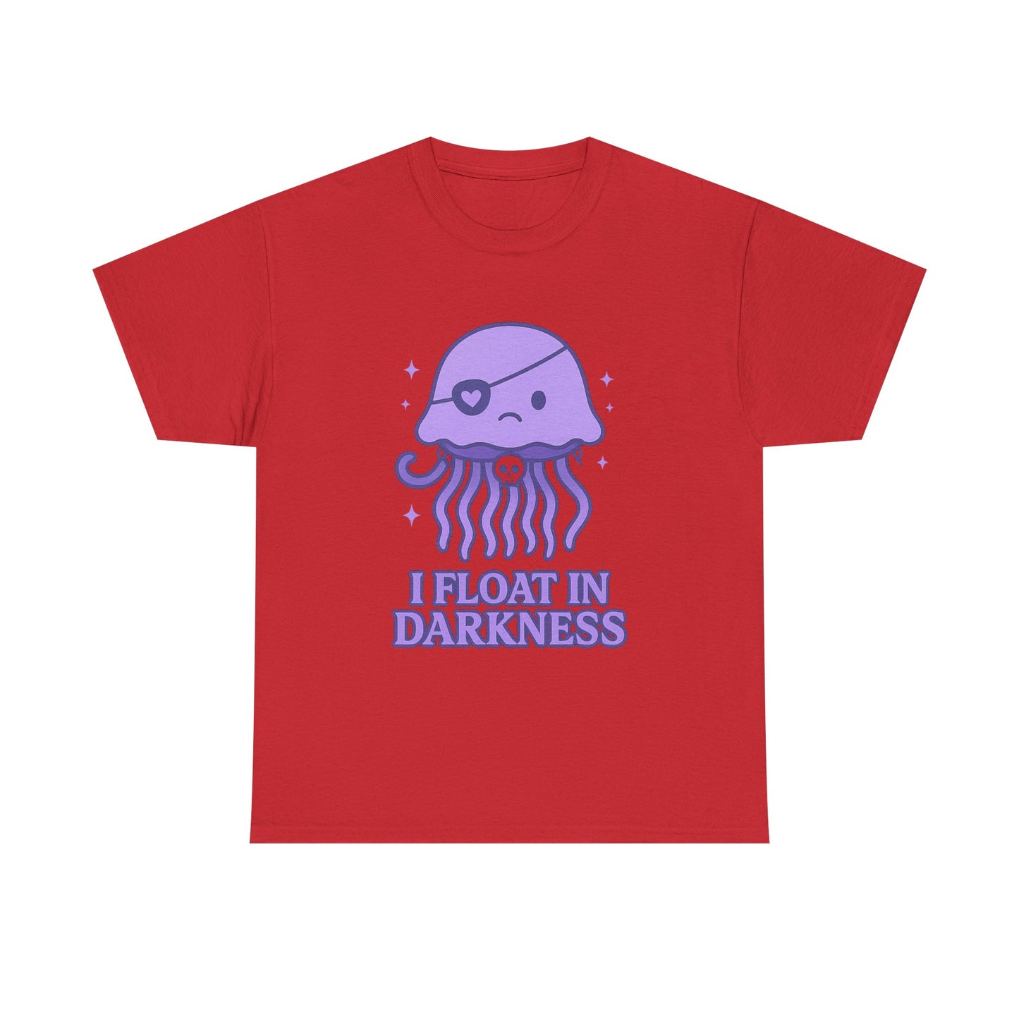 I Float in Darkness Pastel Goth Kawaii Jellyfish T-Shirt Art