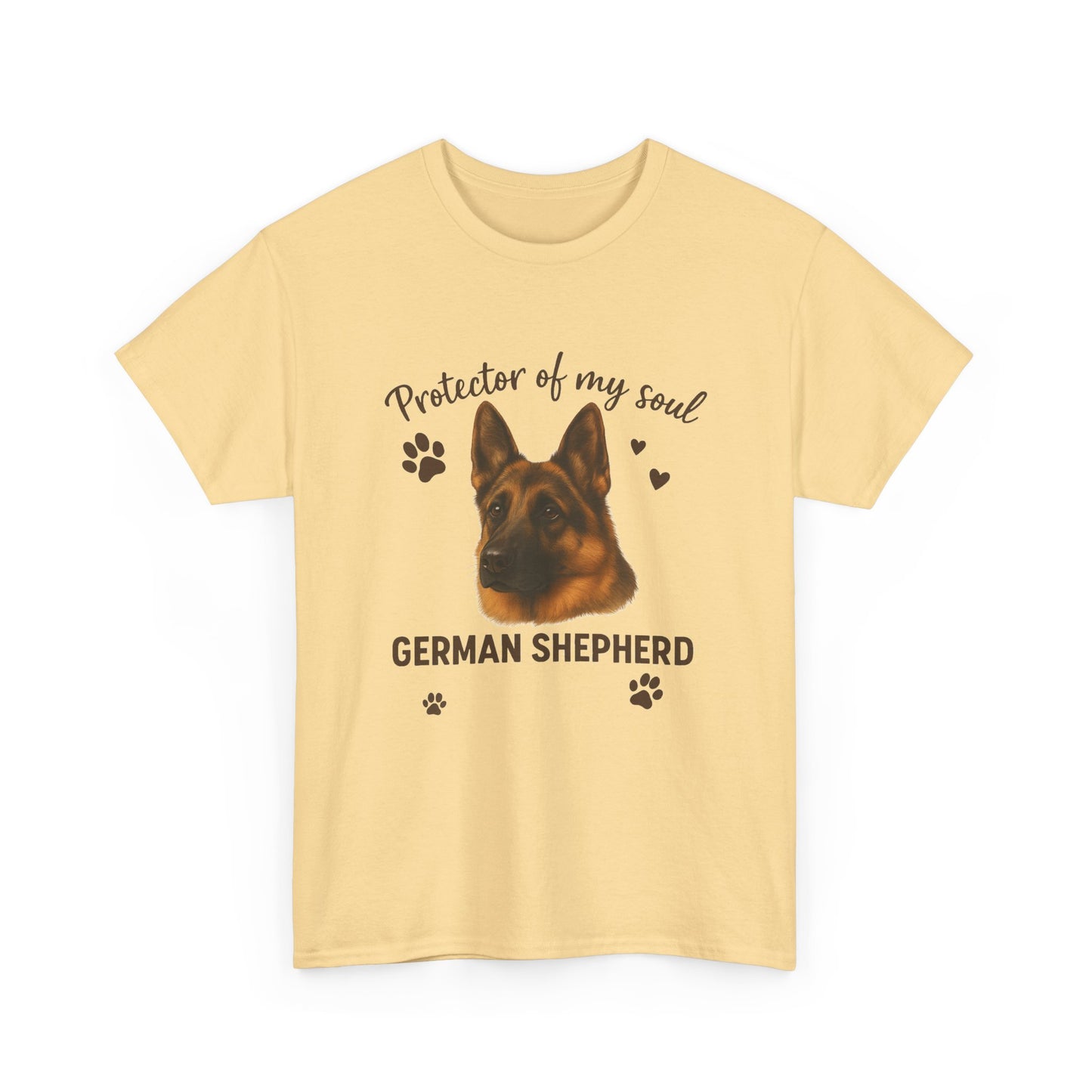 German Shepherd Lover Shirt Protector of My Soul Dog T-shirt for Men and Women