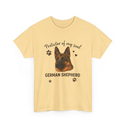 German Shepherd Lover Shirt Protector of My Soul Dog T-shirt for Men and Women