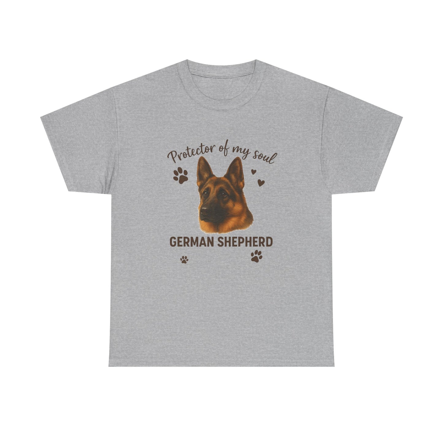 German Shepherd Lover Shirt Protector of My Soul Dog T-shirt for Men and Women