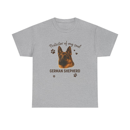 German Shepherd Lover Shirt Protector of My Soul Dog T-shirt for Men and Women