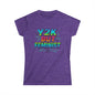 Y2K Glitch Cloth T-Shirt - Y2K BUT FEMINIST | Rainbow Tech Equality Tee | Digital Empowerment Graphic