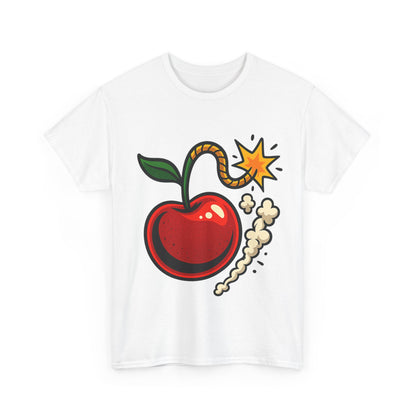 Cherry Bomb Italian Design Art Pop Art Style Exploding Cherry Illustration