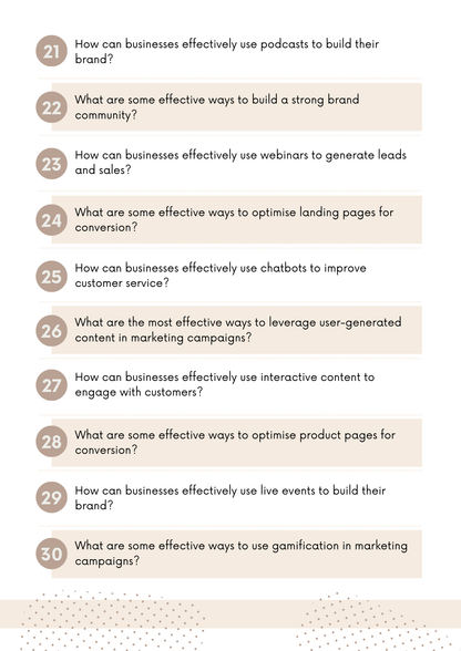 ChatGPT Power Prompts for Marketing Your Business  Effective Marketing Strategies
