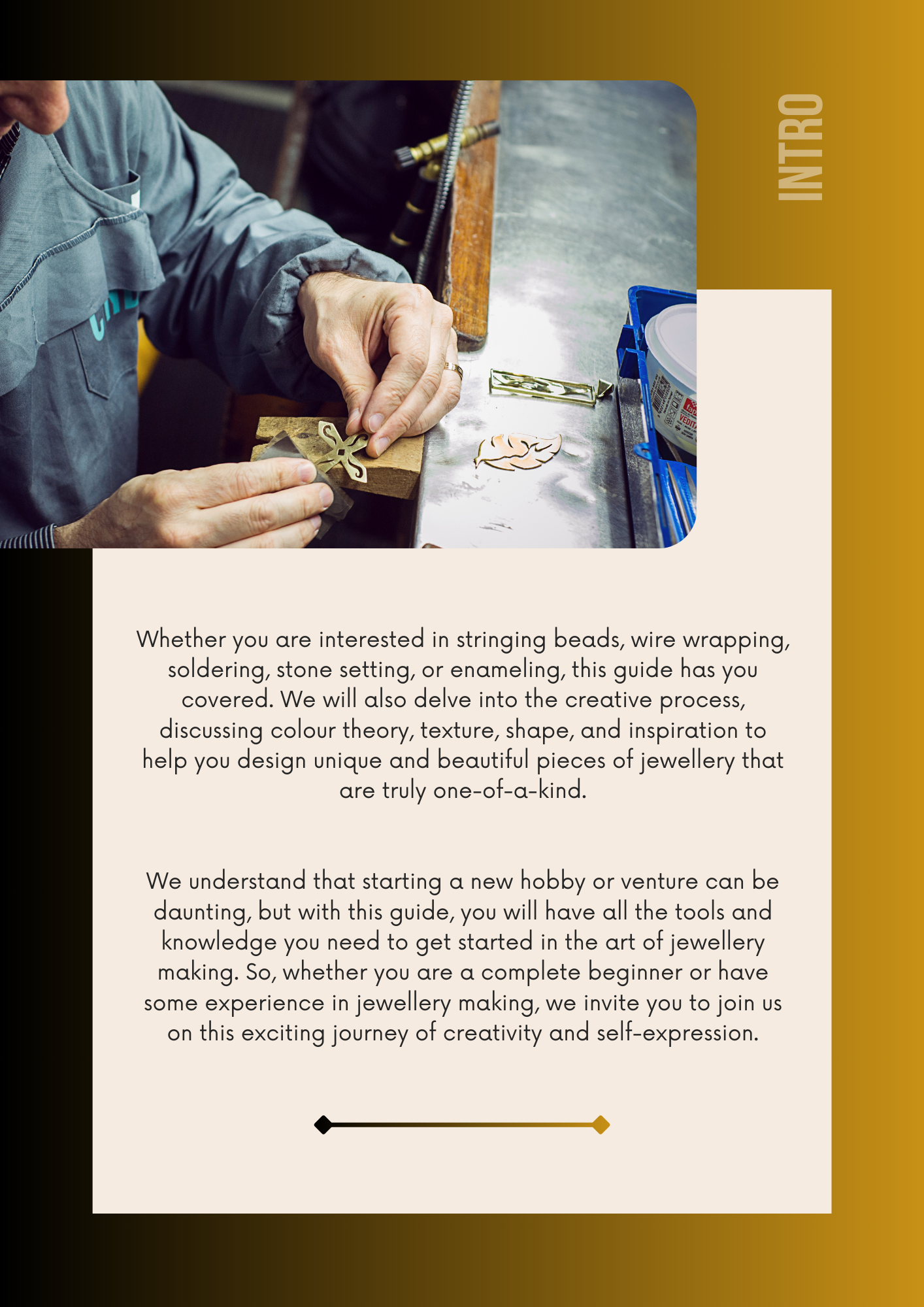 The Art of Making Jewellery E-Book Editable Canva Template Crafts