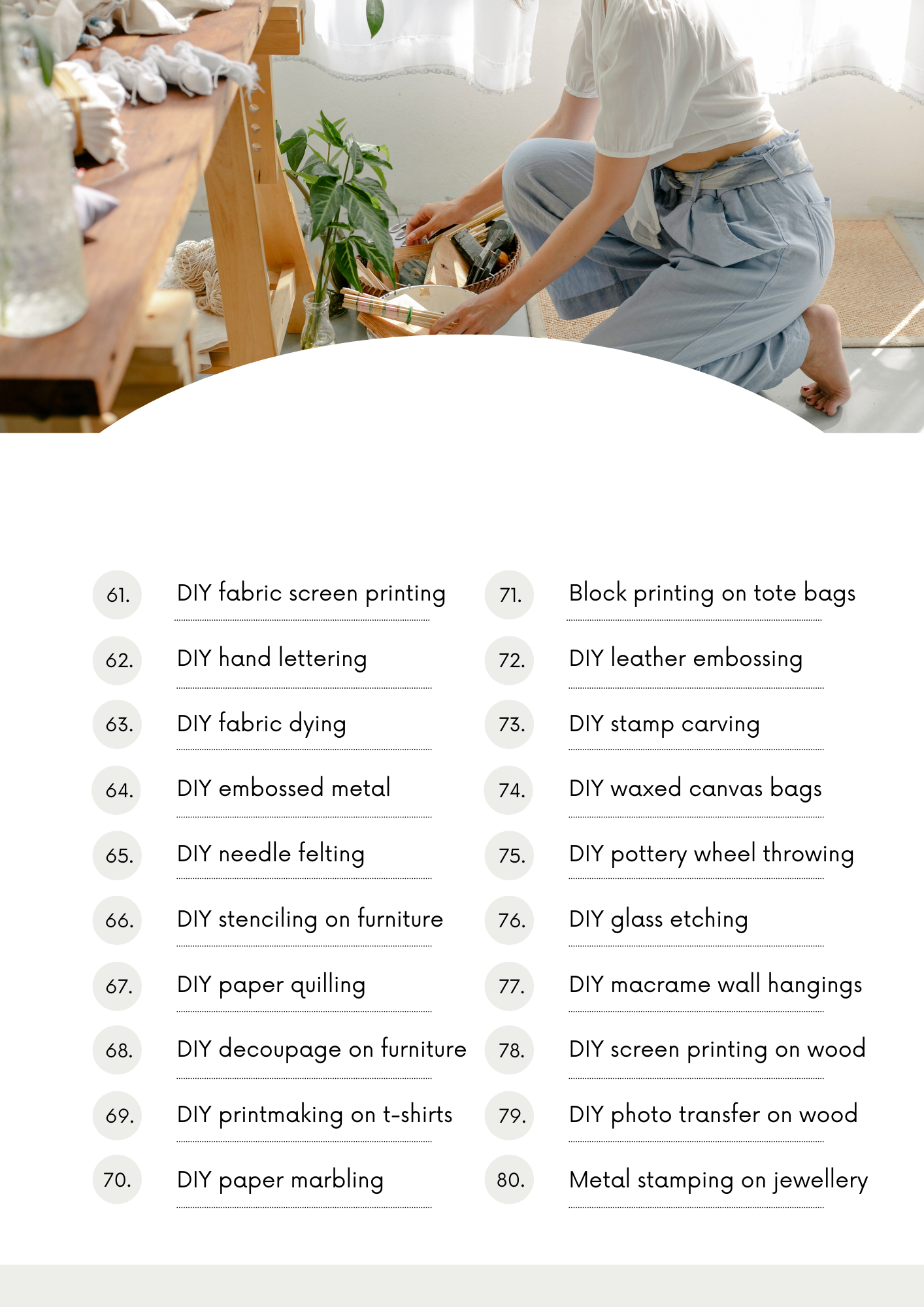 100 Arts Crafts Ideas for Adults Editable Canva Template DIY Projects