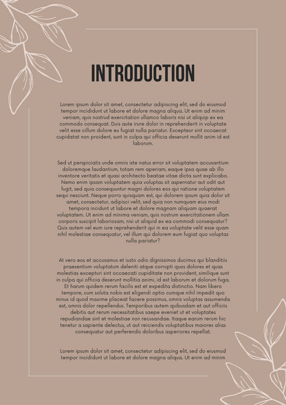 E-Book Template A4 Editable Canva Design for Professional Use Authors