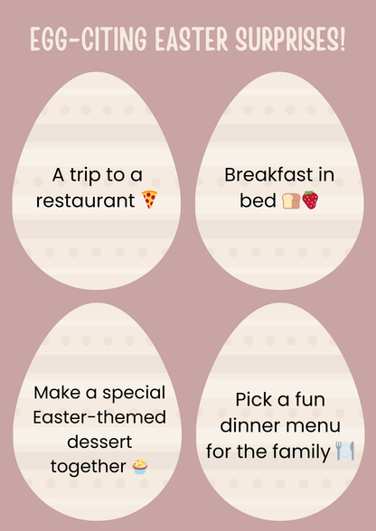 Easter Rewards Egg-Citing Prizes Editable Canva Template for Kids Fun