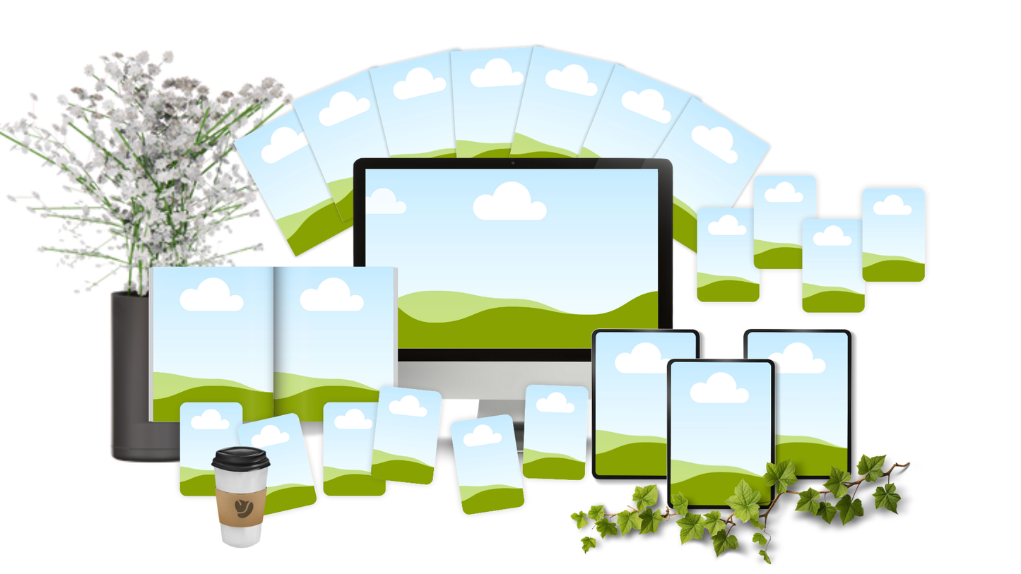Product Sales Scenes Editable Canva Template for Marketing Visuals
