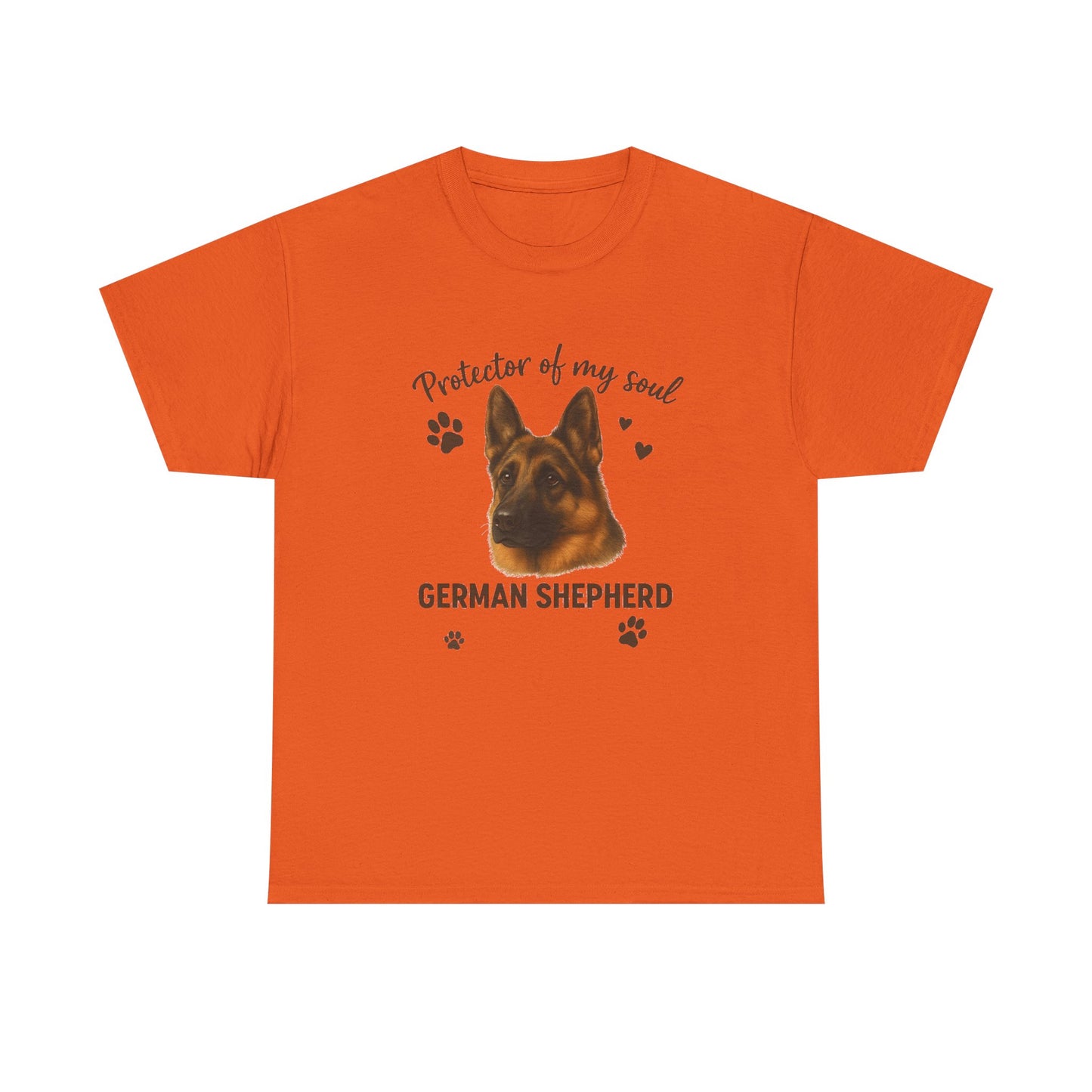 German Shepherd Lover Shirt Protector of My Soul Dog T-shirt for Men and Women