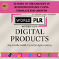 50 Ways to Use ChatGPT in Business Editable Canva Template for Growth