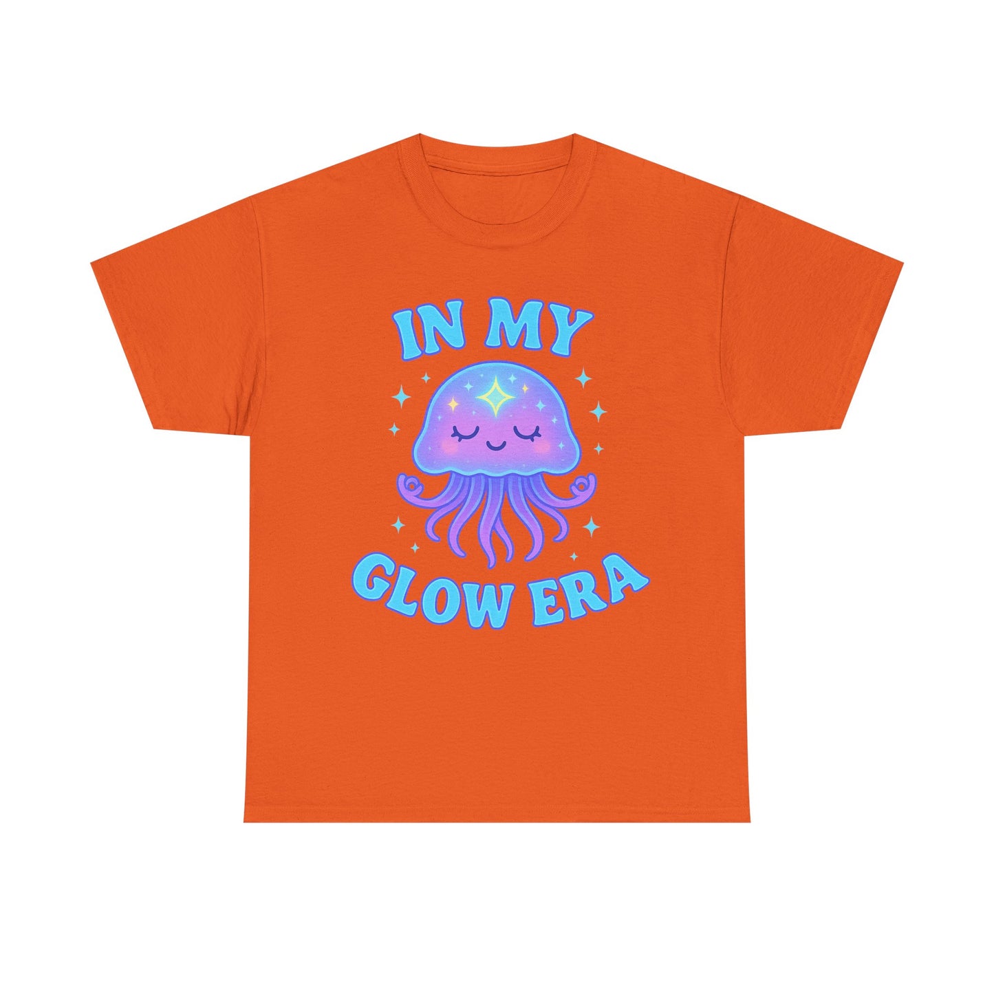 In My Glow Era Kawaii Jellyfish Spiritual Neon T-Shirt Design