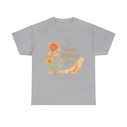 Happy Mother's Day Floral Hands Watercolor Quote Illustration