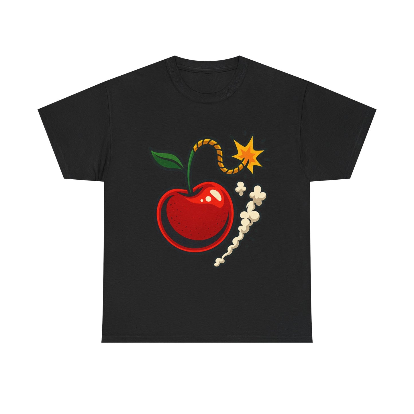 Cherry Bomb Italian Design Art Pop Art Style Exploding Cherry Illustration