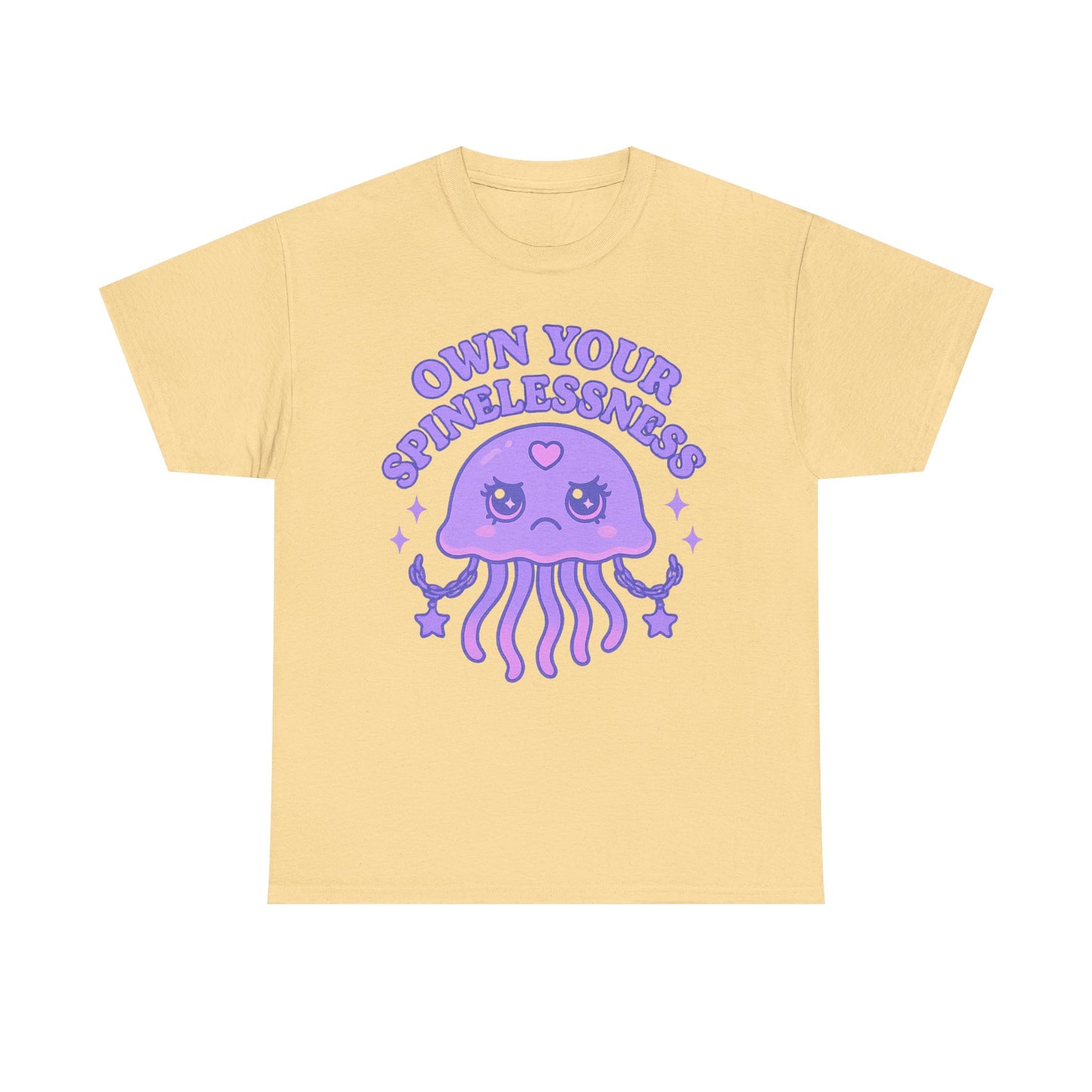 Own Your Spinelessness Fierce Kawaii Jellyfish Empowerment Shirt