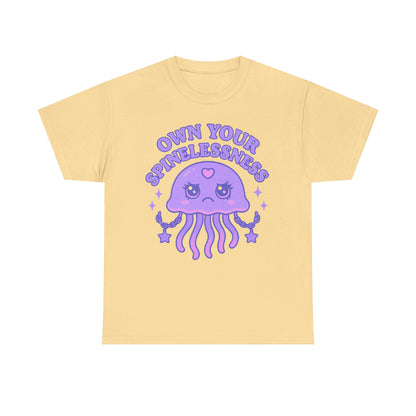 Own Your Spinelessness Fierce Kawaii Jellyfish Empowerment Shirt