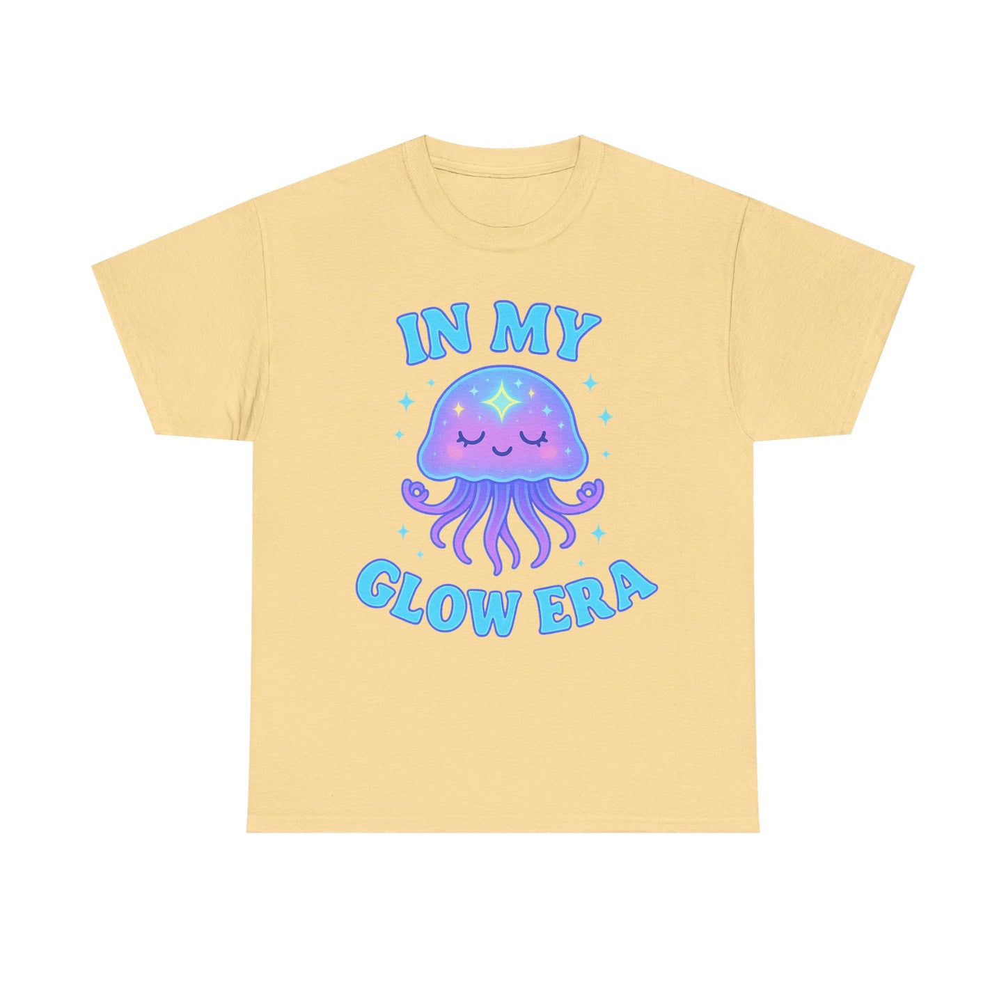 In My Glow Era Kawaii Jellyfish Spiritual Neon T-Shirt Design