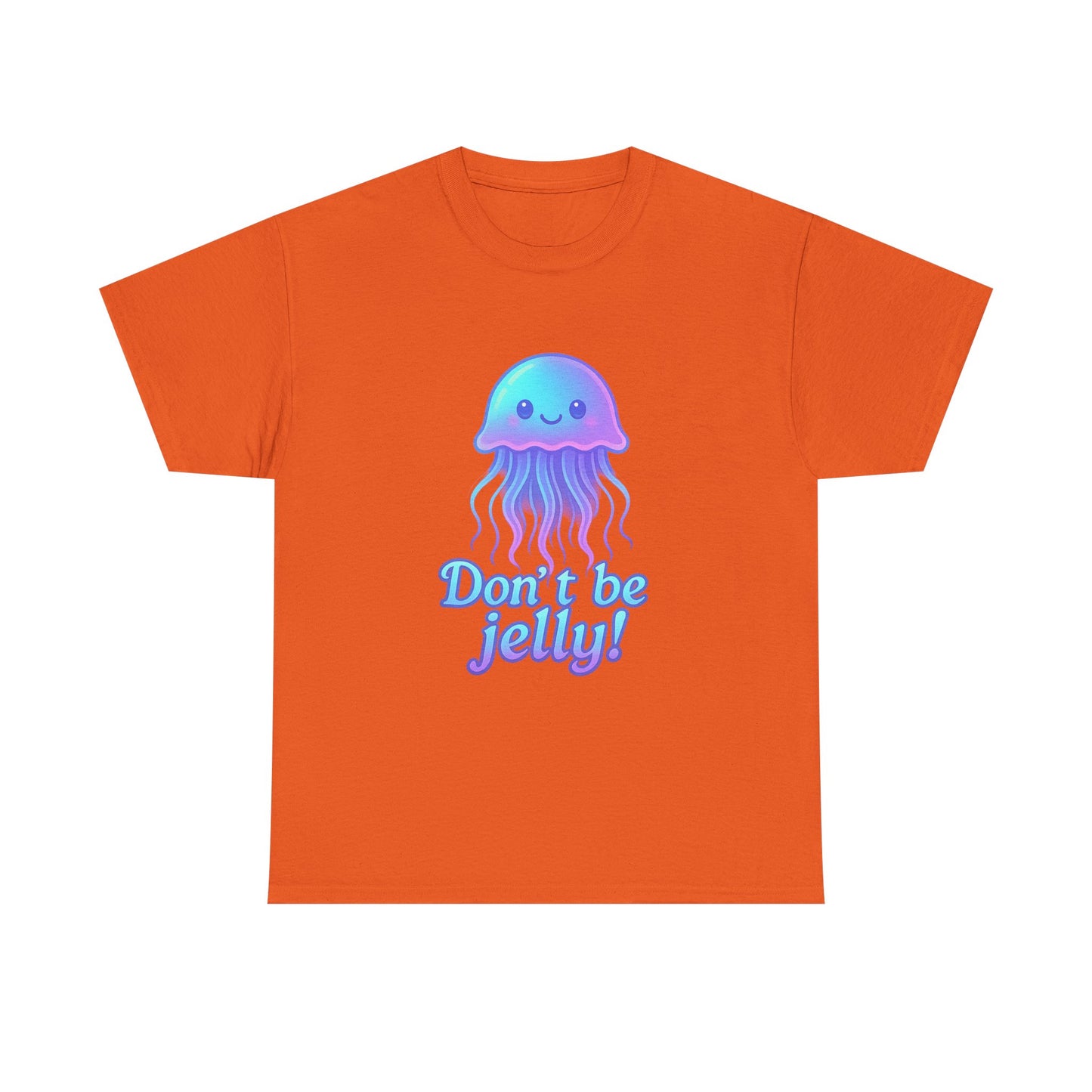 Don't Be Jelly Kawaii Neon Jellyfish Shirt Be Jelly Aesthetic Design