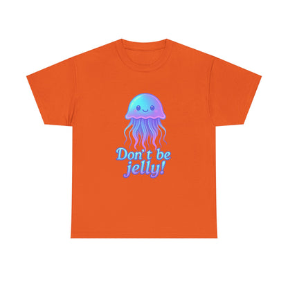Don't Be Jelly Kawaii Neon Jellyfish Shirt Be Jelly Aesthetic Design