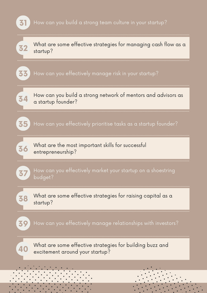 ChatGPT Power Prompts for Entrepreneurship & Startups  Business Growth Strategies